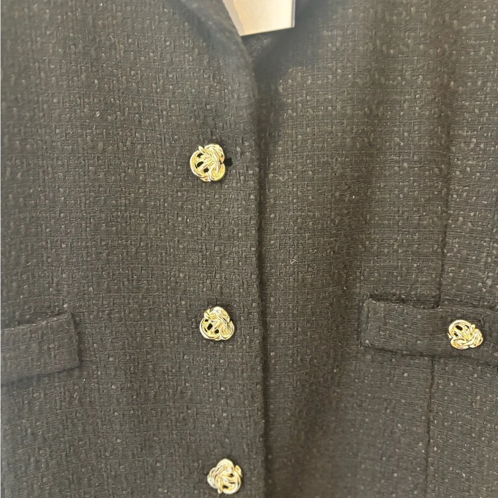 Tuckernuck Black Blazer with Silver Buttons - Picture 2 of 8